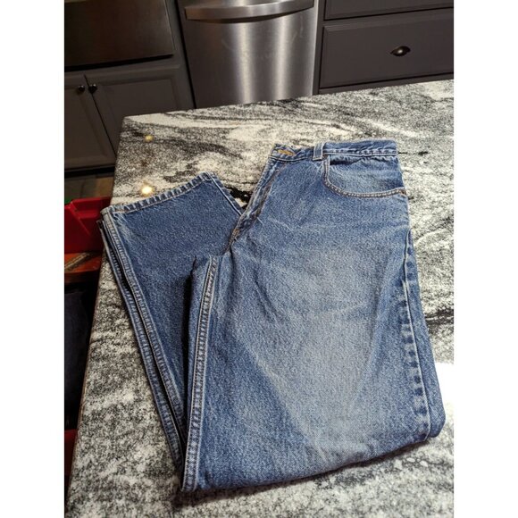 Levi's 505 Jeans Mens 38x32 Blue Jeans Regular Fit 5 Pockets Denim Pants - Picture 5 of 10